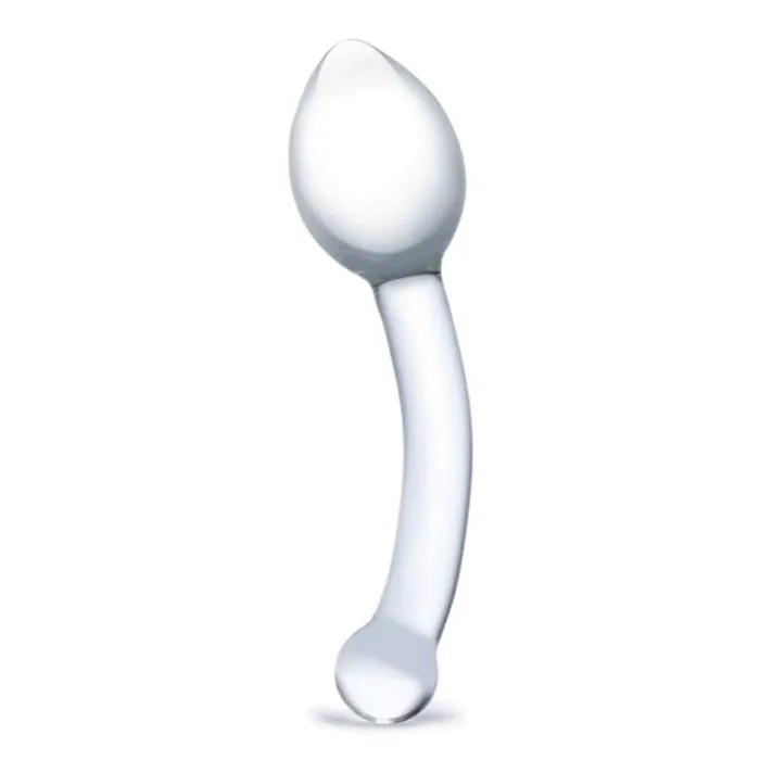 Glas Anal Glas Pure Indulgence Anal Slider Butt Plug Clear 8 Inch