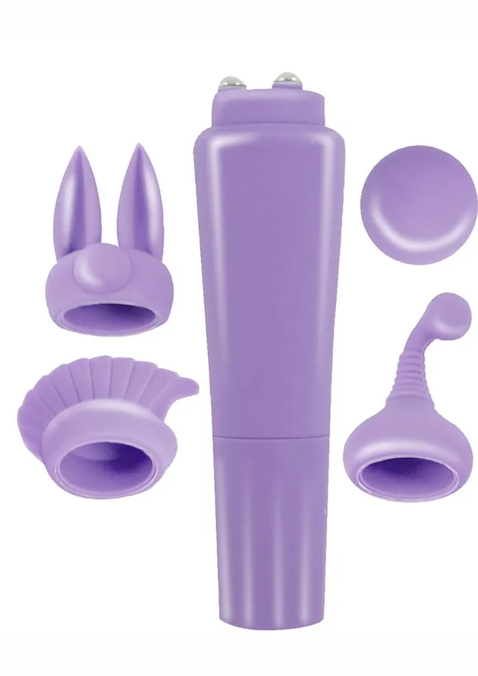 Intense Clit Teaser Kit Mini Vibrator with Silicone Attachments Intense Female Sex Toys Intense Clit Teaser Kit Mini Vibrator with Silicone Attachments Intense Female Sex Toys