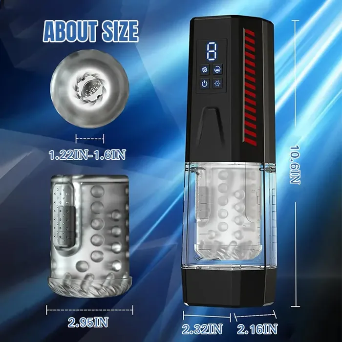 Inyarose Female Sex Toys 4in1 Thrusting and Rotating Blowjob Machine