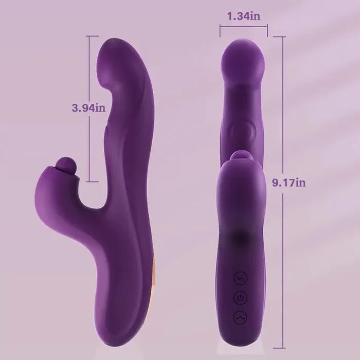 Inyarose Female Sex Toys TripleAction Clitoral GSpot Rabbit Vibrator