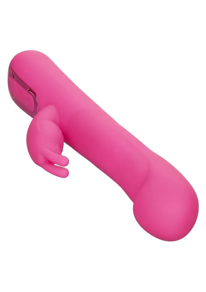 Jack Rabbit Elite Beaded G Rabbit Silicone Rechargeable Vibrator with Clitoral Stimulator Jack Rabbit Female Sex Toys