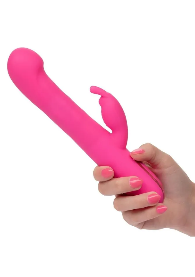 Jack Rabbit Elite Beaded G Rabbit Silicone Rechargeable Vibrator with Clitoral Stimulator Jack Rabbit Female Sex Toys