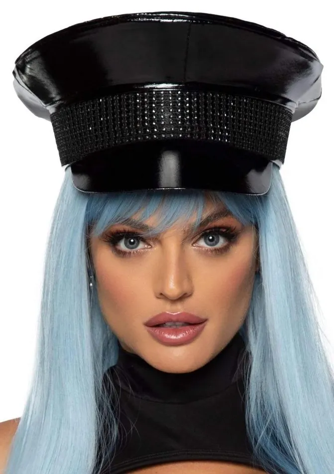 Leg Avenue Rhinestone Trimmed Military Hat Leg Avenue Vibrators