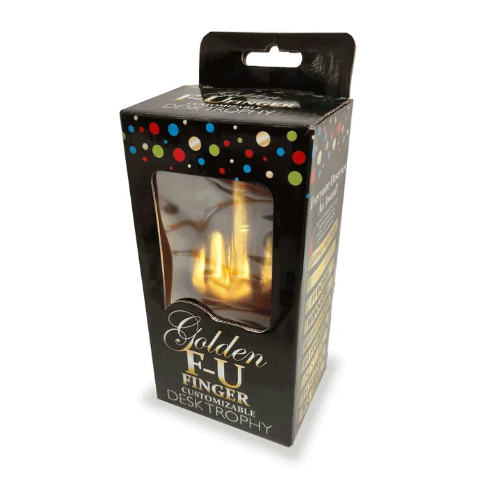Little Genie Female Sex Toys Little Genie Golden FU Finger Trophy