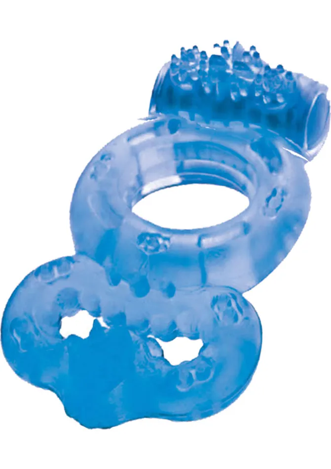 Macho Male Sex Toys The Macho Double Ring Vibrating Ball and Cock Ring