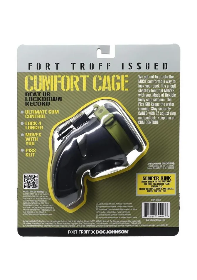 Male Sex Toys Fort Troff Fort Troff Silicone Cumfort Cage