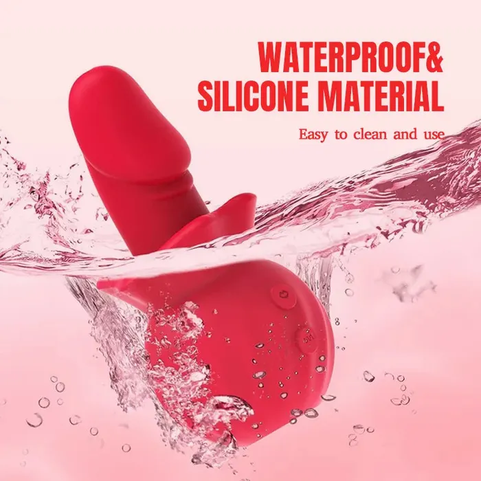 Male Sex Toys Inyarose Rose Anal Vagina Pump Dildo Stimulator