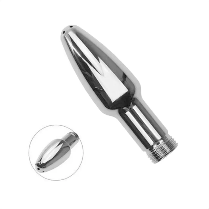 Male Sex Toys Love Plugs Steel Shower Enema Attachment