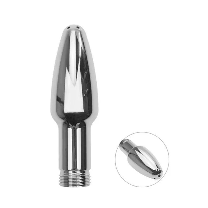 Male Sex Toys Love Plugs Steel Shower Enema Attachment