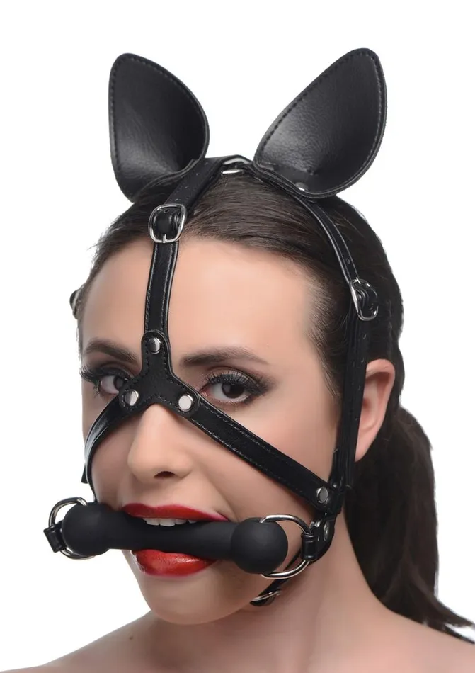 Male Sex Toys Master Series Master Series Dark Horse Pony Head with Silicone Bit Male Sex Toys Master Series Master Series Dark Horse Pony Head with Silicone Bit