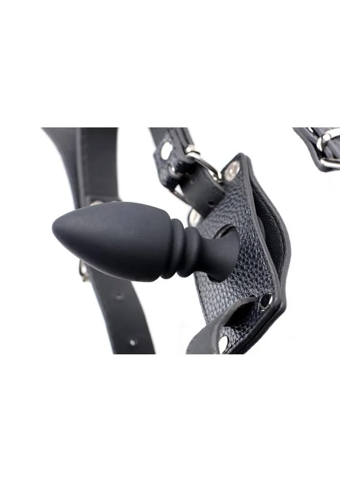 Male Sex Toys STRICT Strict Male Harness with Silicone Anal Plug