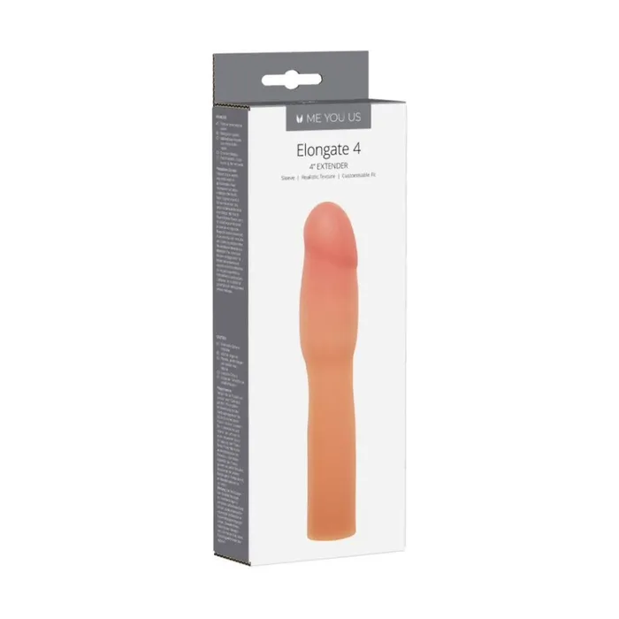Me You Us Male Sex Toys Me You Us Elongate 4 Penis Sleeve 4 Inch