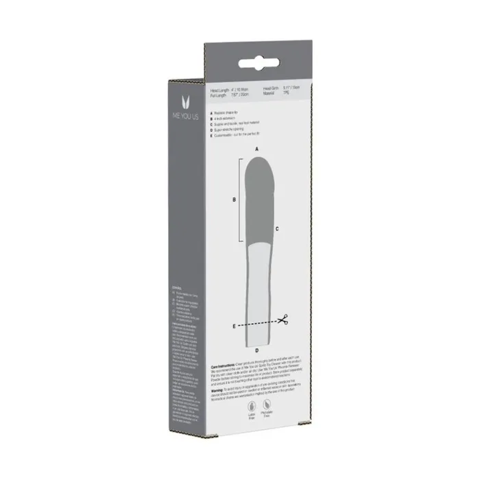 Me You Us Male Sex Toys Me You Us Elongate 4 Penis Sleeve 4 Inch