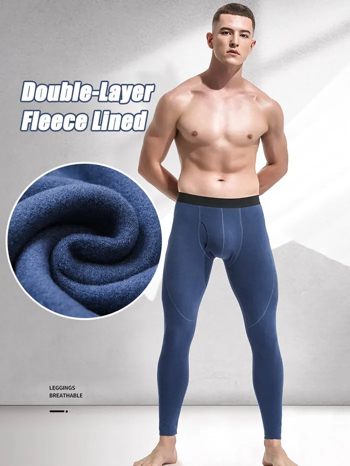 mysite Female Sex Toys Mens Fleece Lined Ultra Soft Thermal Underwear