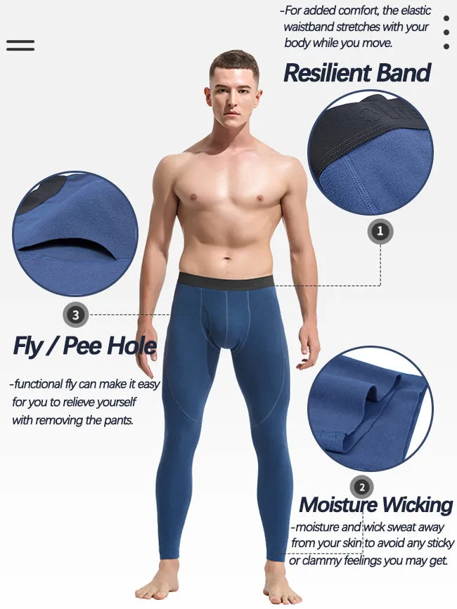 mysite Female Sex Toys Mens Fleece Lined Ultra Soft Thermal Underwear