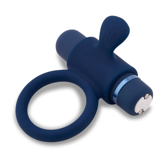 Nu Sensuelle Silicone Vibrating Cock Ring Navy Blue Nu Sensuelle Couples