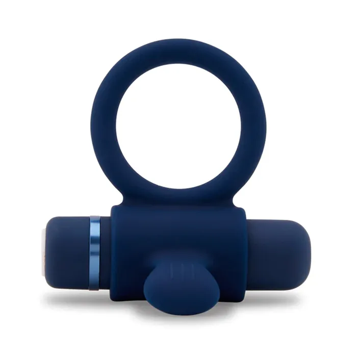 Nu Sensuelle Silicone Vibrating Cock Ring Navy Blue Nu Sensuelle Couples
