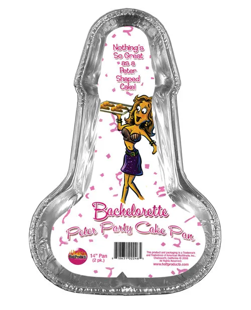 Open Desires Male Sex Toys Bachelorette Disposable Peter Party Cake Pan Large Pack of 2