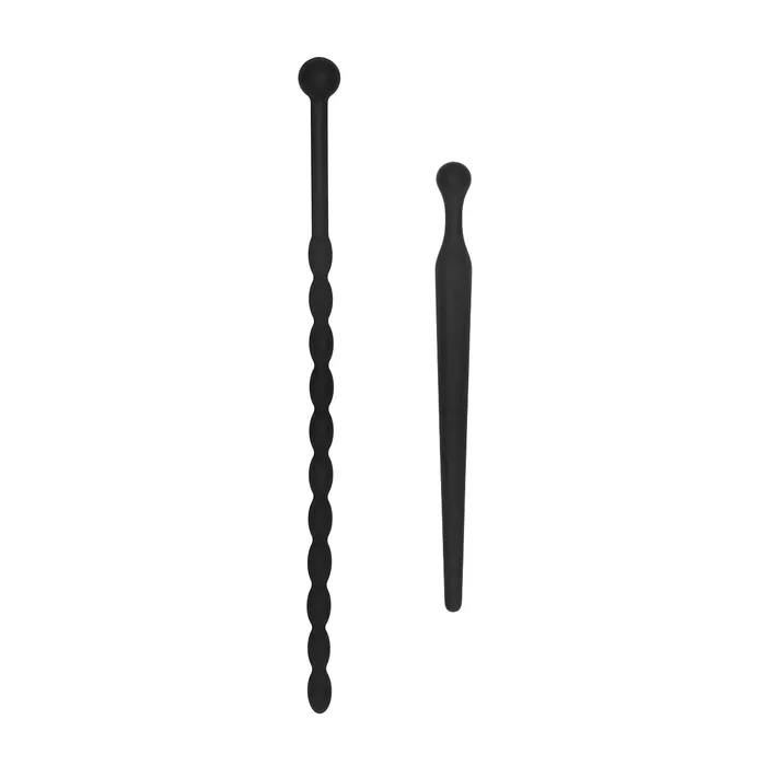 Ouch Ouch Silicone Beginners Penis Plug Set Black Anal