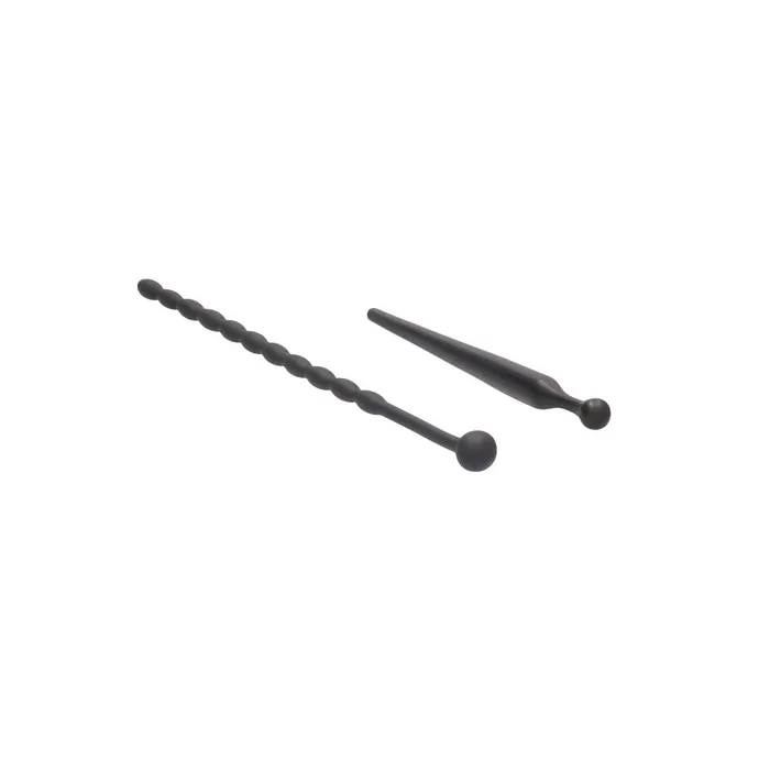 Ouch Ouch Silicone Beginners Penis Plug Set Black Anal