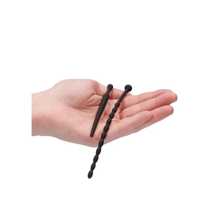 Ouch Ouch Silicone Beginners Penis Plug Set Black Anal
