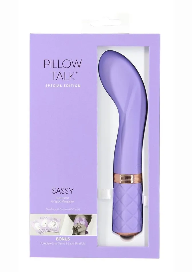 Pillow Talk Special Edition Sassy Silicone Rechargeable GSpot Vibrator Pillowtalk Female Sex Toys