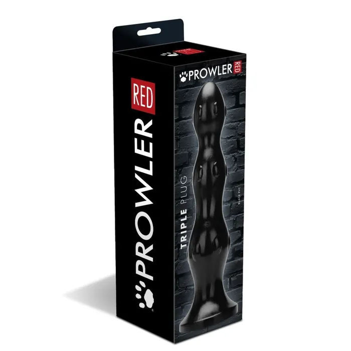 Prowler RED Triple Butt Plug Black Prowler RED Anal