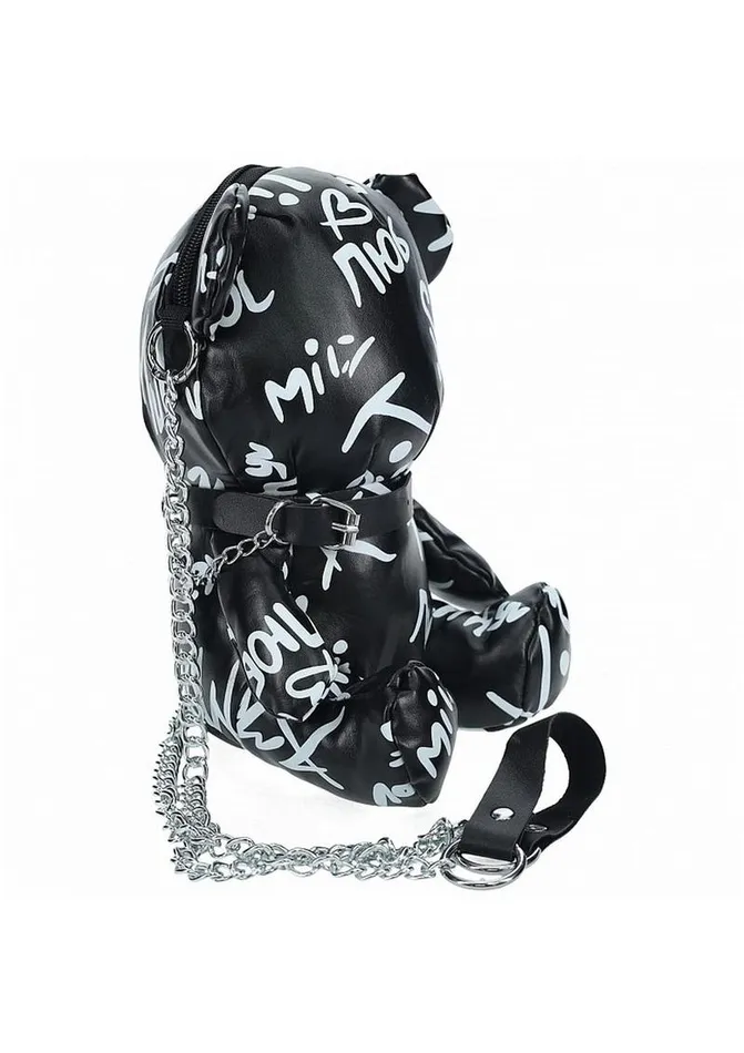 SLine Bear Bag Pleather Writing SLine Vibrators