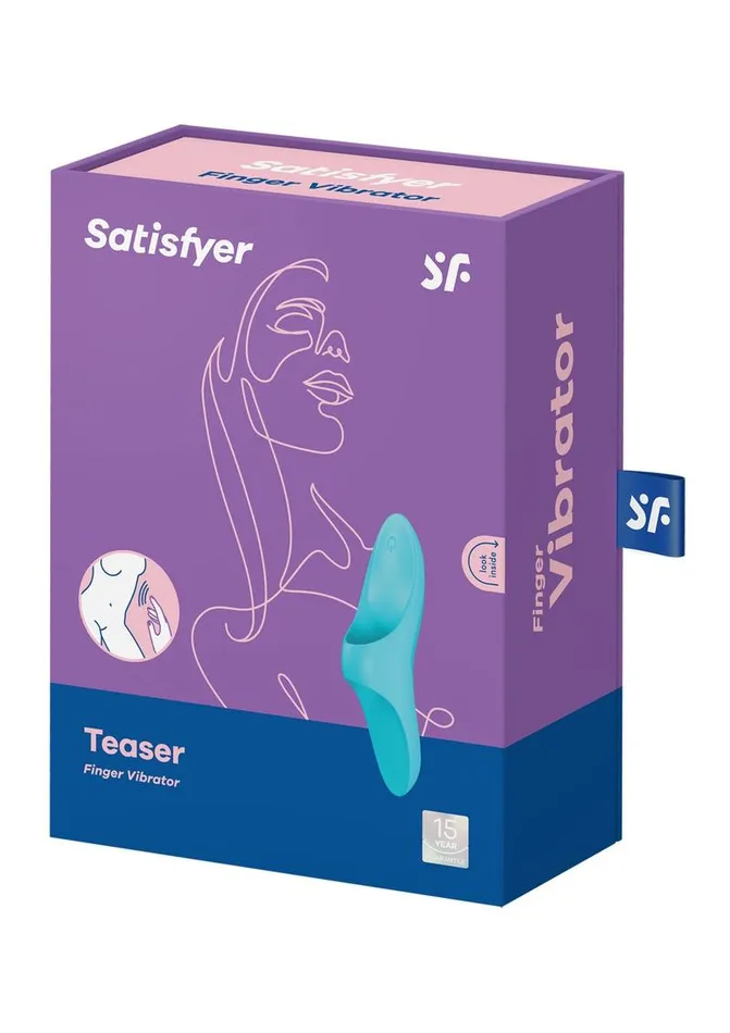 Satisfyer Satisfyer Teaser Rechargeable Silicone Finger Vibrator Female Sex Toys