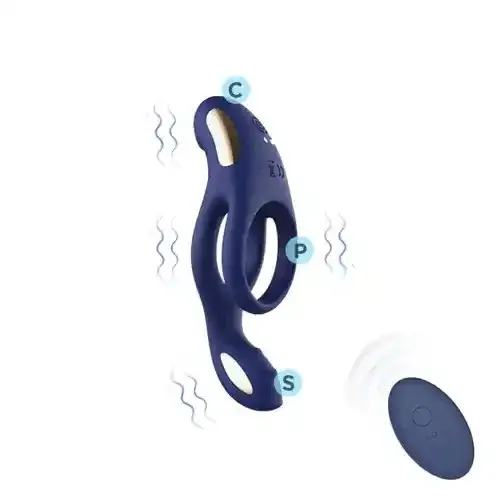 Skore TREMOR Dual Motor Vibrating Ring with Ball Strap Skore Male Sex Toys