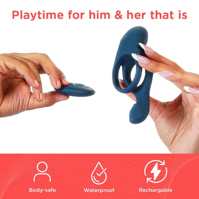 Skore TREMOR Dual Motor Vibrating Ring with Ball Strap Skore Male Sex Toys Skore TREMOR Dual Motor Vibrating Ring with Ball Strap Skore Male Sex Toys