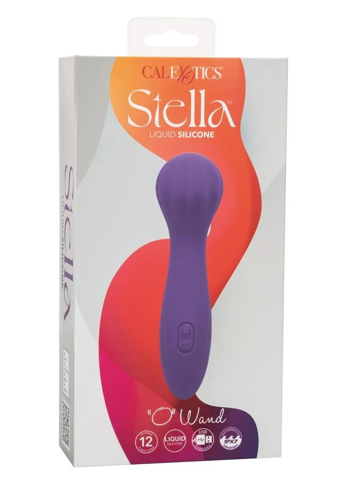 Stella Liquid Silicone O Wand Rechargeable Silicone Vibrator Stella Female Sex Toys