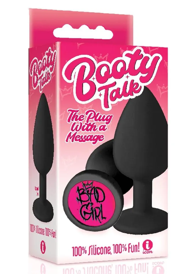 The 9s Booty Talk Silicone Butt Plug Bad Girl THE 9S Anal