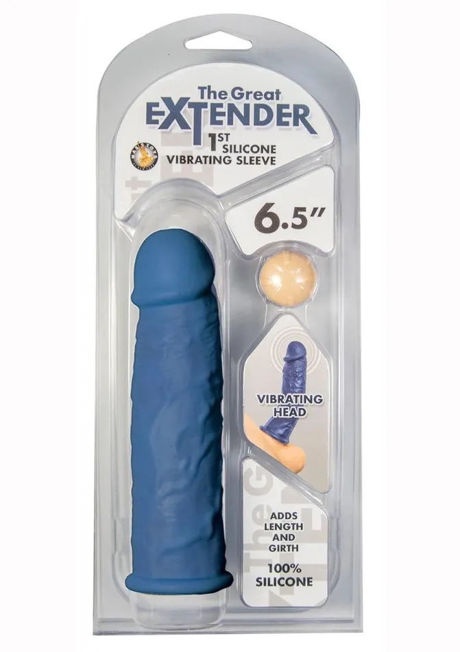 The Great Extender Male Sex Toys Great Extender 1st Silicone Vibrating Sleeve