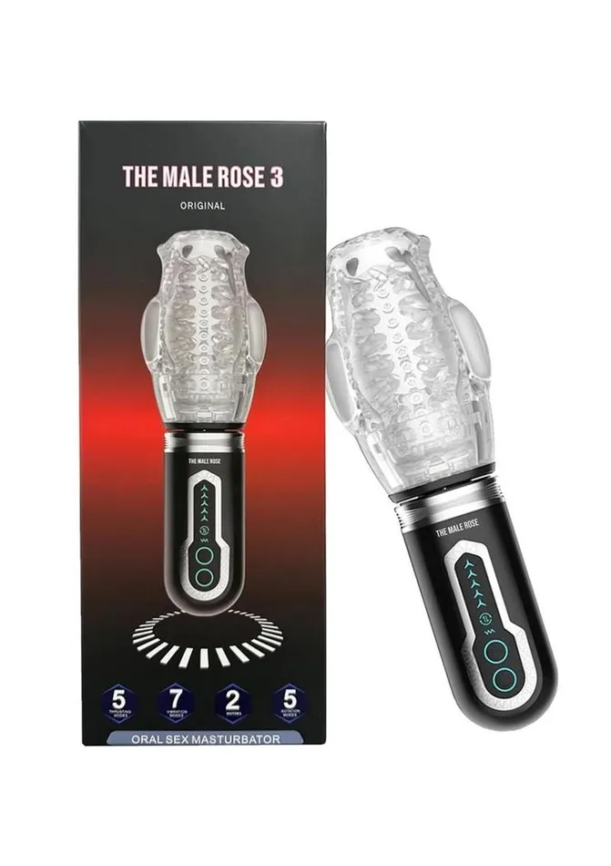 The Male Rose The Male Rose 3 Rechargeable Thrusting Rotating Masturbator Male Sex Toys The Male Rose The Male Rose 3 Rechargeable Thrusting Rotating Masturbator Male Sex Toys