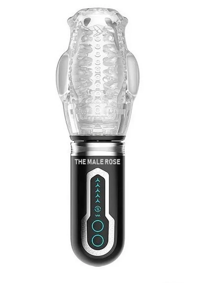 The Male Rose The Male Rose 3 Rechargeable Thrusting Rotating Masturbator Male Sex Toys