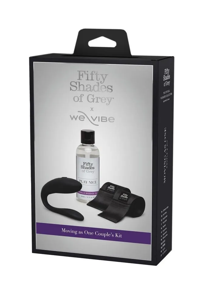Vibrators Fifty Shades of Grey Fifty Shades Of Grey X WeVibe Moving As One Rechargeable Silicone Couples Kit