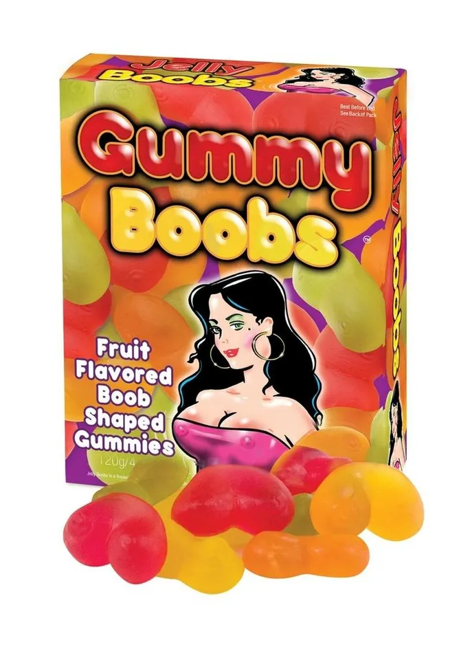 Vibrators Hott Products Gummy Boobs Fruity Flavored