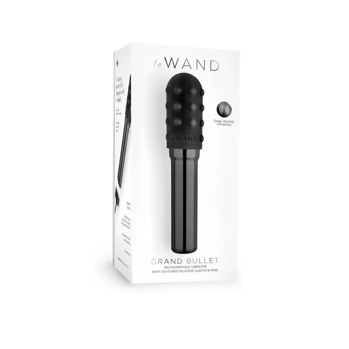 Vibrators Le Wand Le Wand Grand Bullet Vibrator Black