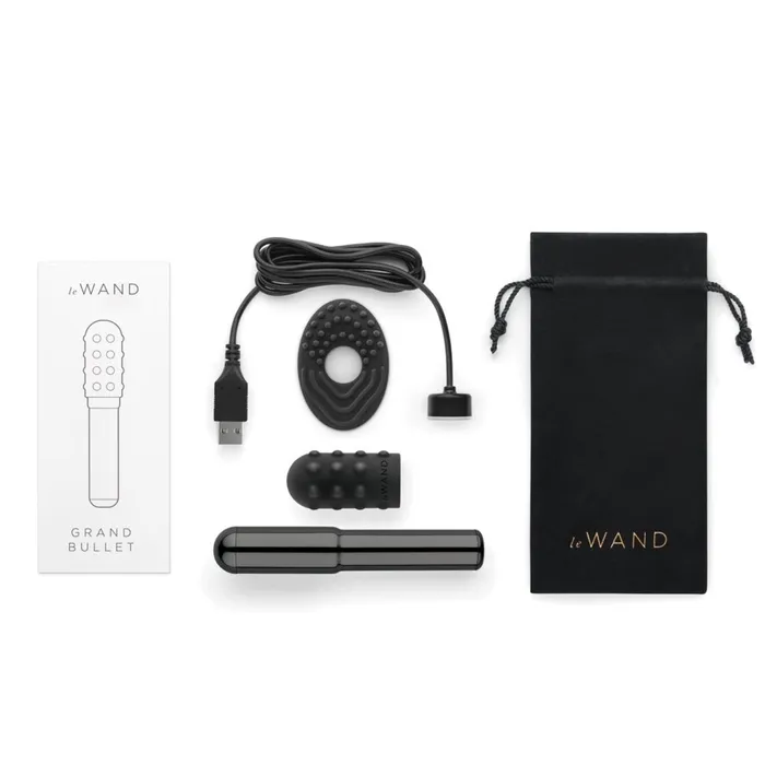 Vibrators Le Wand Le Wand Grand Bullet Vibrator Black