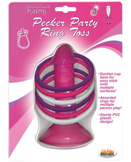 Vibrators Open Desires Pink Pecker Party Ring Toss