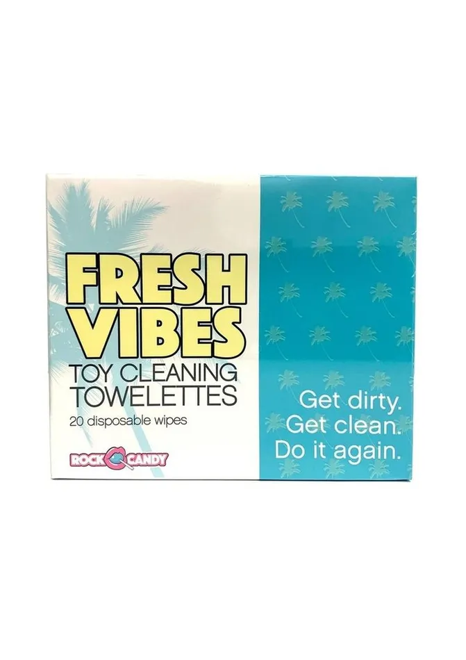 Vibrators Rock Candy Toys Rock Candy Fresh Vibes Toy Cleaning Wipes
