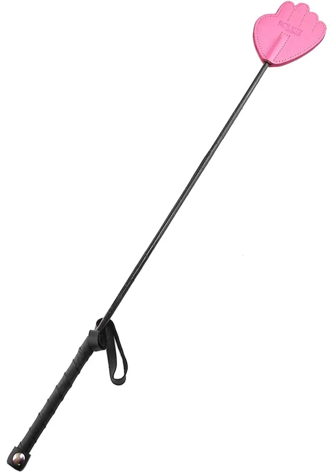 Vibrators Rouge Rouge Fifty Times Hotter Leather Hand Riding Crop