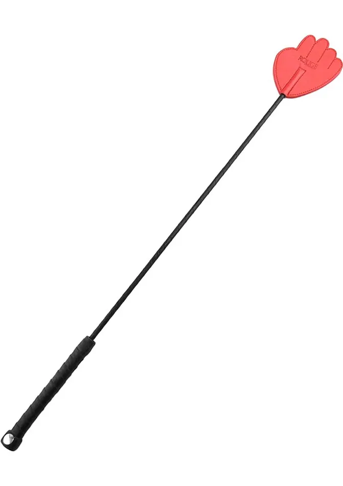Vibrators Rouge Rouge Fifty Times Hotter Leather Hand Riding Crop