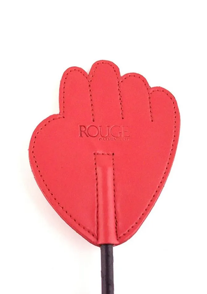 Vibrators Rouge Rouge Fifty Times Hotter Leather Hand Riding Crop
