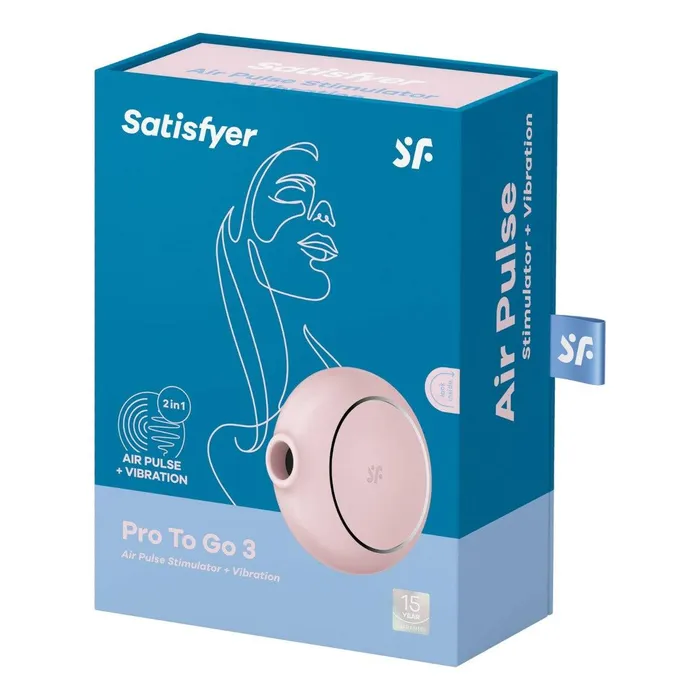 Vibrators Satisfyer Satisfyer Pro To Go 3 Air Pulse Stimulator Rose Vibrators Satisfyer Satisfyer Pro To Go 3 Air Pulse Stimulator Rose