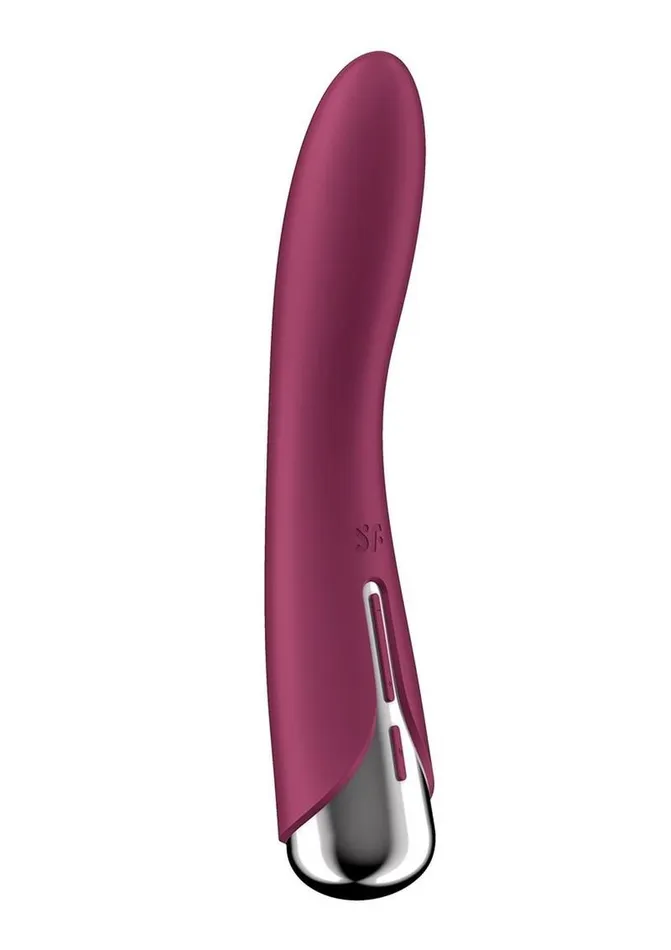 Vibrators Satisfyer Satisfyer Spinning Vibe 1 Rechargeable Silicone Rotating GSpot Vibrator Vibrators Satisfyer Satisfyer Spinning Vibe 1 Rechargeable Silicone Rotating GSpot Vibrator