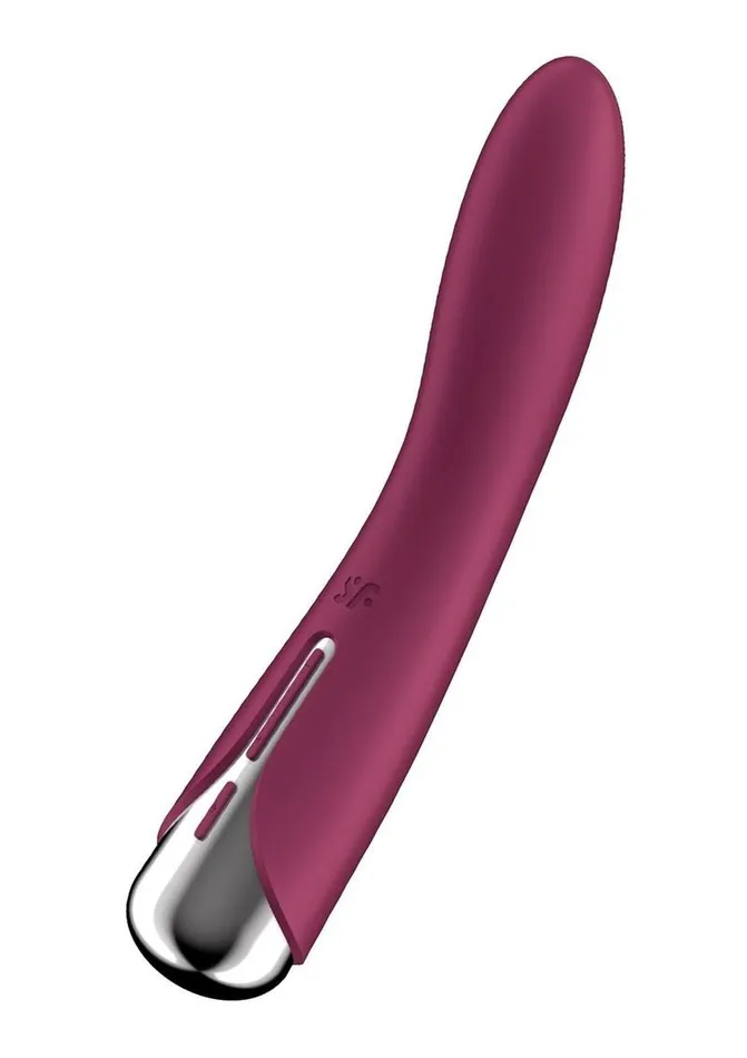 Vibrators Satisfyer Satisfyer Spinning Vibe 1 Rechargeable Silicone Rotating GSpot Vibrator Vibrators Satisfyer Satisfyer Spinning Vibe 1 Rechargeable Silicone Rotating GSpot Vibrator