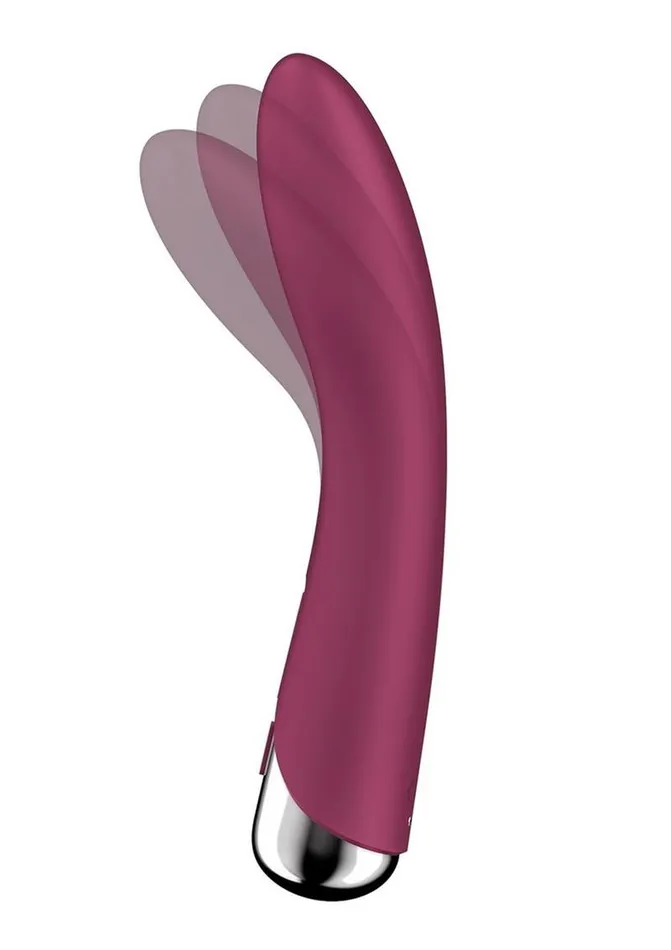 Vibrators Satisfyer Satisfyer Spinning Vibe 1 Rechargeable Silicone Rotating GSpot Vibrator Vibrators Satisfyer Satisfyer Spinning Vibe 1 Rechargeable Silicone Rotating GSpot Vibrator