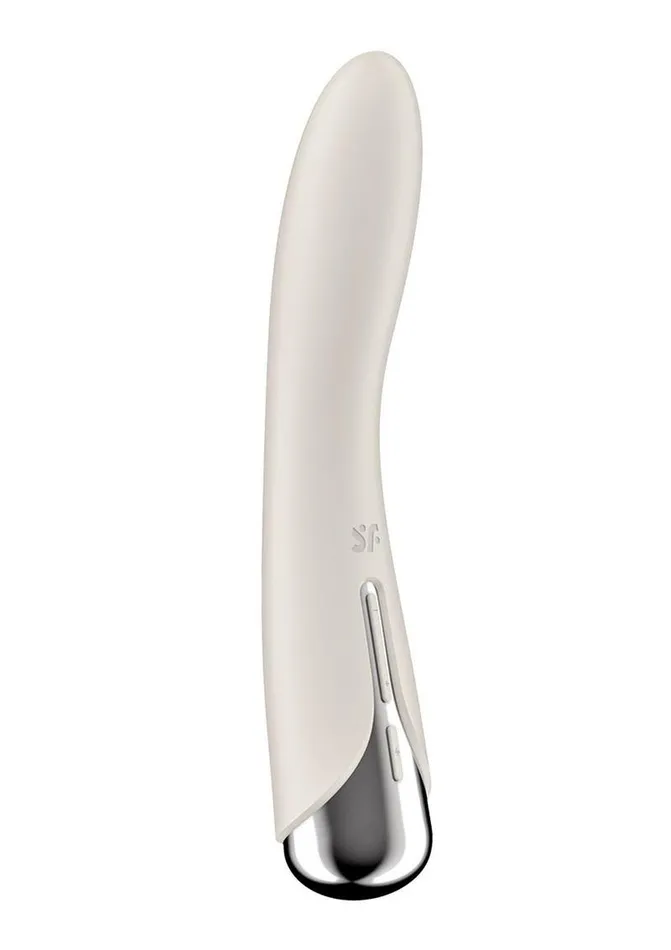 Vibrators Satisfyer Satisfyer Spinning Vibe 1 Rechargeable Silicone Rotating GSpot Vibrator Vibrators Satisfyer Satisfyer Spinning Vibe 1 Rechargeable Silicone Rotating GSpot Vibrator